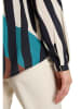 Betty Barclay Blouse donkerblauw/beige/bruin