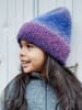 MaxiMo Beanie in Blau/ Lila