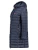 Geographical Norway Doorgestikte mantel "Atikolor" donkerblauw