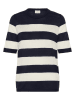 Kaffe Strickshirt in Dunkelblau