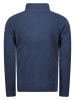 Geographical Norway Bluza polarowa "Tug" w kolorze granatowym