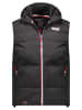 Geographical Norway Steppweste "Vito" in Schwarz