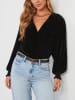 Milan Kiss Bluse in Schwarz