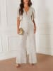 Milan Kiss Jumpsuit in Creme