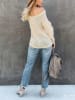 Milan Kiss Pullover in Creme
