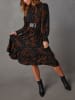 Milan Kiss Kleid in Schwarz/ Braun