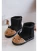 Rock & Joy Winterboots in Schwarz/ Hellbraun