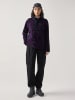 Haglöfs Fleecepullover "Mora Mid" in Lila/ Schwarz