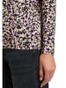 BETTY & CO Longsleeve in Schwarz/ Taupe/ Rosa