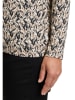 BETTY & CO Longsleeve in Taupe/ Schwarz