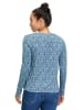 BETTY & CO Longsleeve lichtblauw/donkerblauw/grijs