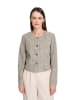 BETTY & CO Blazer in Creme/ Camel/ Schwarz