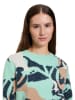 BETTY & CO Sweter w kolorze miętowo-beżowo-granatowym