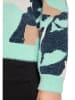 BETTY & CO Pullover in Mint/ Dunkelblau/ Beige