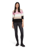 BETTY & CO Pullover in Schwarz/ Rosé/ Beige