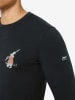 super.natural Longsleeve "Bunny Brush" in Schwarz