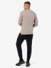 super.natural Longsleeve "Scrambler Brush" in Beige/ Schwarz