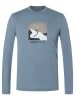 super.natural Functionele longsleeve "Almost Done" blauw