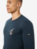super.natural Functionele longsleeve "Ski Bunny" donkerblauw