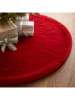 ABERTO DESIGN Weihnachtsbaum-Teppich in Rot