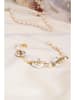 Pierres delicates Vergold. Armkette mit Perlen