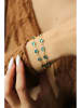 Pierres delicates Vergold. Armkette mit Edelsteinen