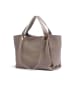 COCCINELLE Leder-Schultertasche in Taupe - (B)35 x (H)29 x (T)19 cm