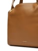 COCCINELLE Leder-Schultertasche in Cognac - (B)35 x (H)29 x (T)19 cm