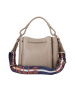 COCCINELLE Leren handtas taupe - (B)20 x (H)22 x (D)14 cm