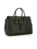 COCCINELLE Leder-Henkeltasche in Schwarz - (B)36 x (H)26 x (T)15 cm