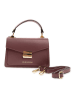 Lia Biassoni Leren handtas bordeaux - (B)20 x (H)14 x (D)7 cm