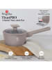 Berlinger Haus 2-delige set: sauspan met deksel "Taupe Collection" lichtbruin