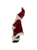 Clayre & Eef Decofiguur "Kerstman" rood/groen - (H)28 cm