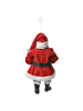 Clayre & Eef Decohanger "Kerstman" rood - (H)17 cm