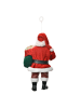 Clayre & Eef Decohanger "Kerstman" rood - (H)17 cm