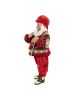 Clayre & Eef Decofiguur "Kerstman" rood - (H)28 cm