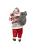 Clayre & Eef Decofiguur "Kerstman" meerkleurig - (B)13 x (H)28 cm