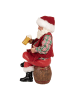 Clayre & Eef Dekofigur "Weihnachtsmann" in Bunt - (H)24 cm
