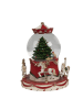 Clayre & Eef Sneeuwkogel "Kerstboom" meerkleurig - (H)19 x  Ø 14 cm