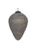 Clayre & Eef Kerstbal grijs/goudkleurig - (L)26 x  Ø 17 cm