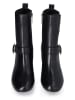 Liu Jo Leder-Stiefeletten in Schwarz