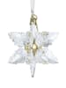 Swarovski Kristallstern in Transparent/ Gold