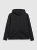 4F Sweatjacke in Schwarz