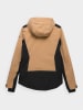 4F Ski-/ Snowboardjacke in Beige/ Schwarz