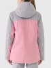 4F Ski-/ Snowboardjacke in Rosa/ Grau