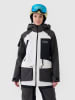 4F Kurtka narciarska w kolorze biało-antracytowym