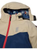 LEGO Steppjacke in Dunkelblau/ Beige