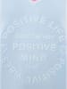 Zwillingsherz Sweatshirt "Positive Mind" in Hellblau