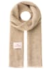 Zwillingsherz Sjaal met aandeel wol beige - (L)200 x (B)30 cm