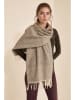 Lucky Bees Schal in Taupe - (L)180 x (B)50 cm